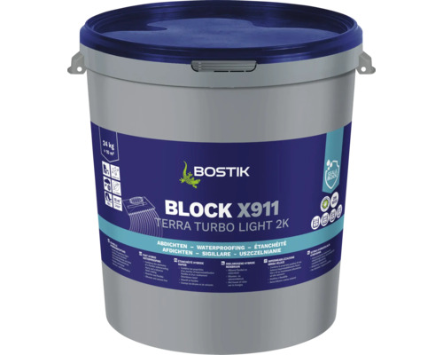 Bostik X911 Universelle Bitumenfreie 2K Abdichtung 24kg