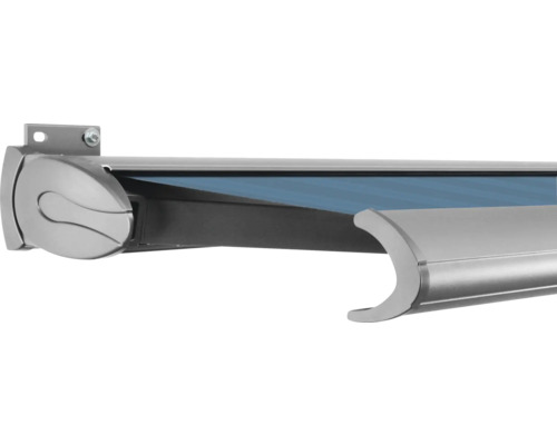 SOLUNA Kassettenmarkise Exclusiv 2,5x2 Stoff Dessin 320916 Gestell E6EV1 silber eloxiert Antrieb links inkl. Motor und Wandschalter SOLUNA Kassettenmarkise Exclusiv 2,5x2 Stoff Dessin 320916 Gestell E6EV1 silber eloxiert Antrieb links inkl. Motor und Wandschalter