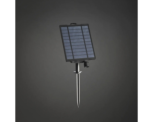 Solarpanel mit Erdspieß zur Stromerzeugung