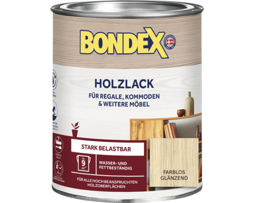 Holzlack Bondex glänzend 0,75 l