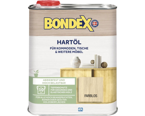 BONDEX Holzöl Hartöl farblos 0,75 l