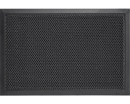 Fußmatte mit Wabenmuster und Rahmen