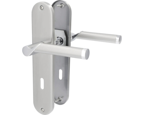 Türgriffgarnitur aus Edelstahl