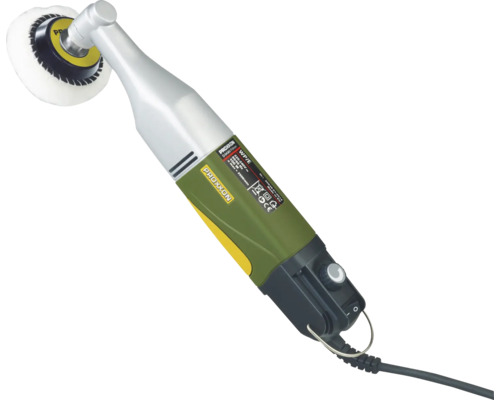 Poliermaschine mit Polieraufsatz