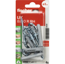 Fischer Universaldübel UX 8 x 50 R RH mit Schrauben im Blister