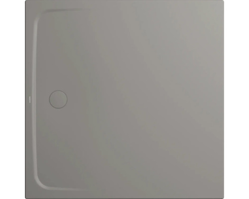 Duschwanne Kaldewei Cayonoplan Multispace Secure Plus 120x120x1,7 cm warm grey 70 matt mit vollflächiger Antirutschbeschichtung und Antidröhnmatte 25 dB Rechteckige Duschwanne mit Ablauf