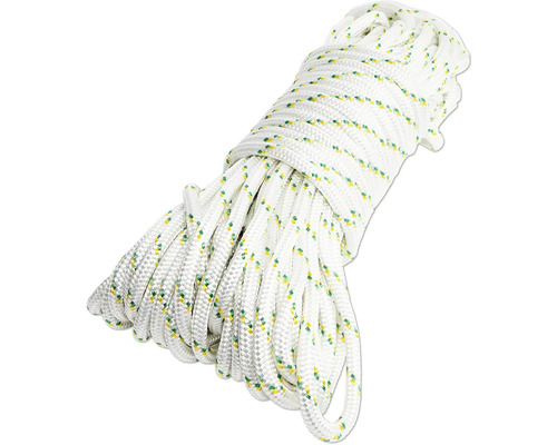 Weißes geflochtenes Seil