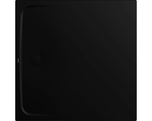 Duschwanne Kaldewei Cayonoplan Multispace Secure Plus 120x120x1,7 cm schwarz matt mit vollflächiger Antirutschbeschichtung und Antidröhnmatte 25 dB Quadratische Duschwanne aus Mineralguss