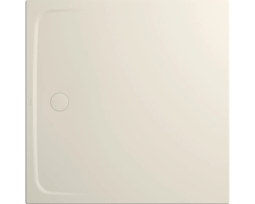 Duschwanne Kaldewei Cayonoplan Multispace Secure Plus 120x120x1,7 cm warm beige 20 matt mit vollflächiger Antirutschbeschichtung und Antidröhnmatte 25 dB Quadratische Duschwanne aus Mineralguss