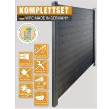 Komplettset WPC Zaun Made in Germany