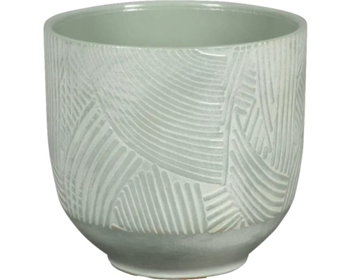Übertopf Passion of Pottery Almada 20x20x18 cm Steinzeug grau
