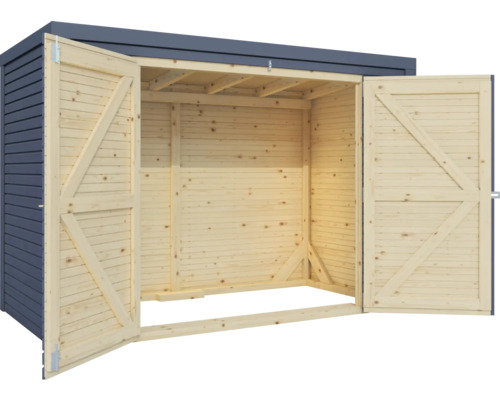 Holzgartenhaus mit Doppeltür