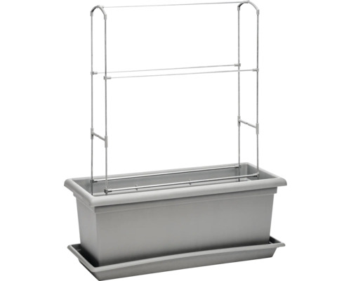 Pflanzkasten mit Rankhilfe