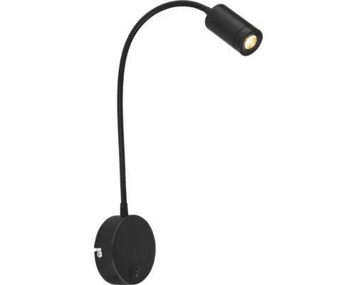 Schwenkbare Wandleuchte mit LED-Beleuchtung und flexiblem Arm