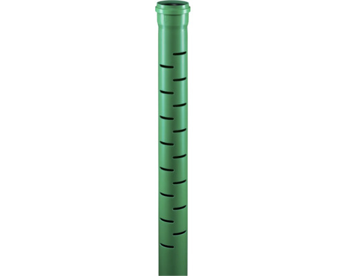 KG2000 EM Mehrzweckrohr geschlitzt DN 110 mm L = 6000 mm Drainagerohr aus Kunststoff mit Schlitzen