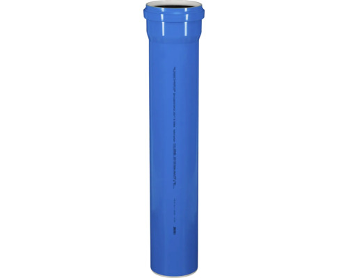 KG2000 SN16 Regenwasserrohr blau DN 200 mm L = 3000 mm Blaues Kunststoffrohr mit Muffe