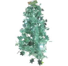 Lametta mit Sternen zur Dekoration