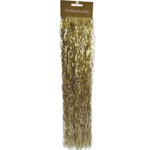 Goldene Lametta Girlande für Weihnachtsdekoration