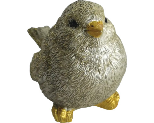 Weihnachsdeko Vogel gold 13 cm