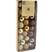 Verpackung mit 24 Christbaumkugeln aus Glas mit einem Durchmesser von 2 cm