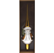 Weihnachtsbaumspitze Schneemann mit Baum