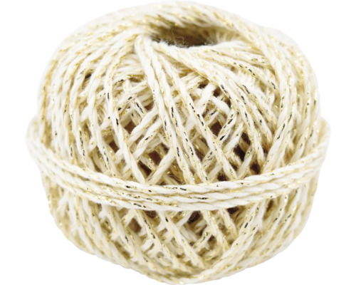 Kordelballen mit Goldfaden