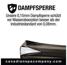 Whirlpoolabdeckung Canadian Spa 213x213 cm grau-thumb-3