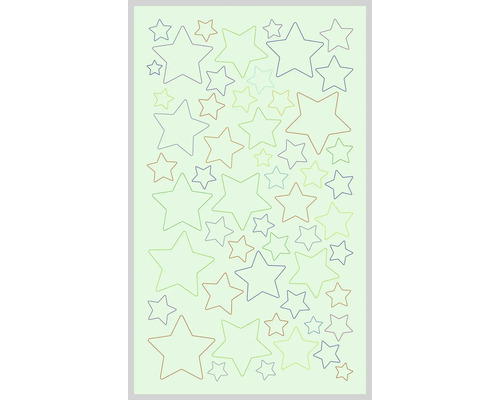 Ministicker Kinder leuchtende Sterne 54-tlg.