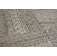 Nahaufnahme von Vinylboden in Holzoptik