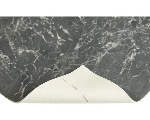 Nahaufnahme einer Vinylbodenfliese mit Marmormuster.