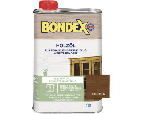 BONDEX Holzöl hellbraun 0,25 l