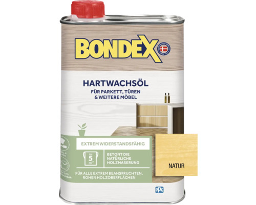 BONDEX Hartwachs Öl natur 0,25 l