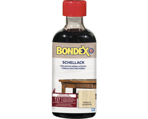 Schellack Bondex farblos 0,25 l