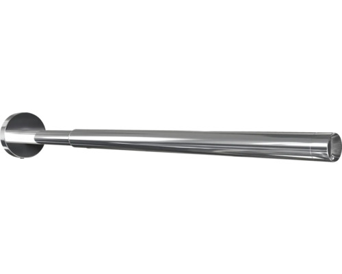 Handtuchstange Reika Saku 5,2x30,5x5,2 cm ausziehbar chrom glänzend 81004251 Verstellbare Duschvorhangstange aus Metall