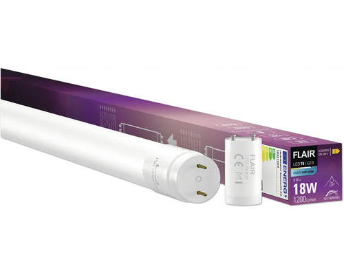 Leuchtstoffröhre mit LED Starter und Verpackung
