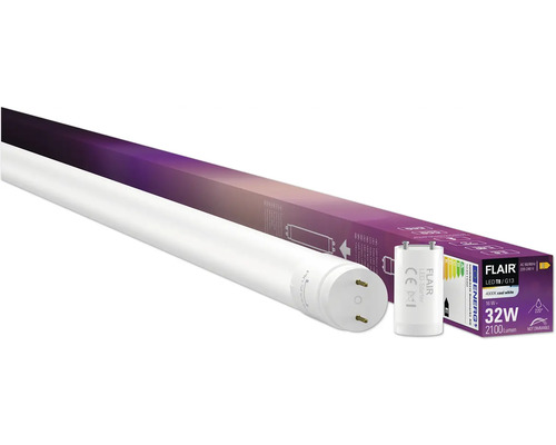 Flair LED Röhre mit Starter und Verpackung