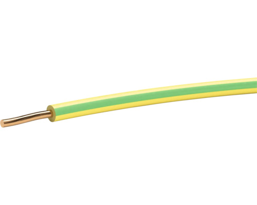Aderleitung H07 V-K PVC 10 mm², grün/gelb