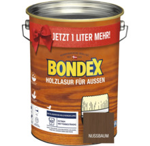 Bondex Holzlasur für Außen, Nussbaum, im Metalleimer