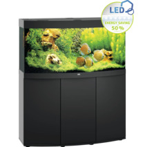 Komplettes Aquarium-Set mit Unterschrank, inklusive Beleuchtung und Filter