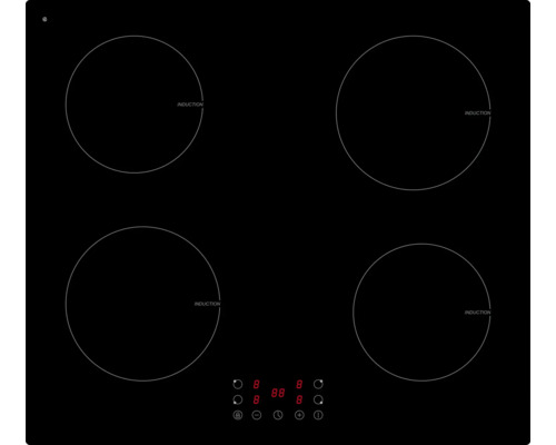 Induktionskochfeld PKM IF4 G 59x52 cm 4 Kochzonen rahmenlos