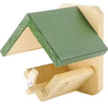 Holz-Vogelfutterhaus zur Wandmontage