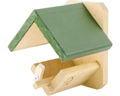Holz-Vogelfutterhaus zur Wandmontage