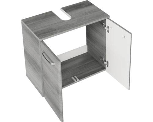 Waschtischunterschrank mit geöffneter Tür