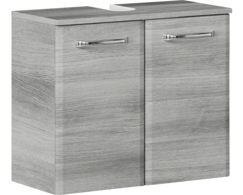 Waschbeckenunterschrank mit zwei Türen und Griffen