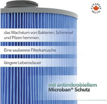 Filterkartusche mit antimikrobiellem Microban Schutz