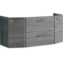 Waschtischunterschrank mit zwei Schubladen und Griffen