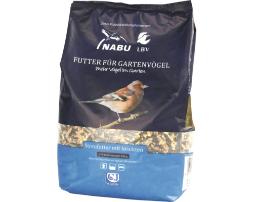 Wildvogelfutter Nabu Streufuttter mit Insekten