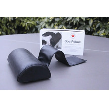 Schwarzes Spa Kissen mit Produktverpackung