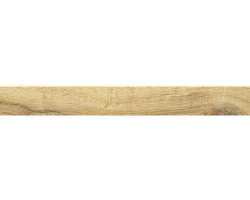 Feinsteinzeug Sockelfliese Limewood roble 7,3x60 cm