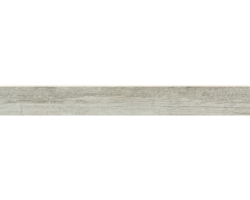 Feinsteinzeug Sockelfliese Limewood 7,3x60 cm grau